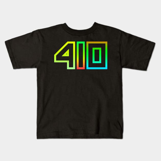 410 BMORE SET DESIGN Kids T-Shirt by The C.O.B. Store